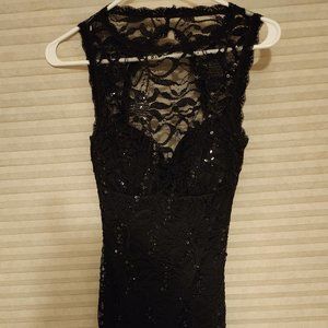 Gorgeous Black Sequined Dress